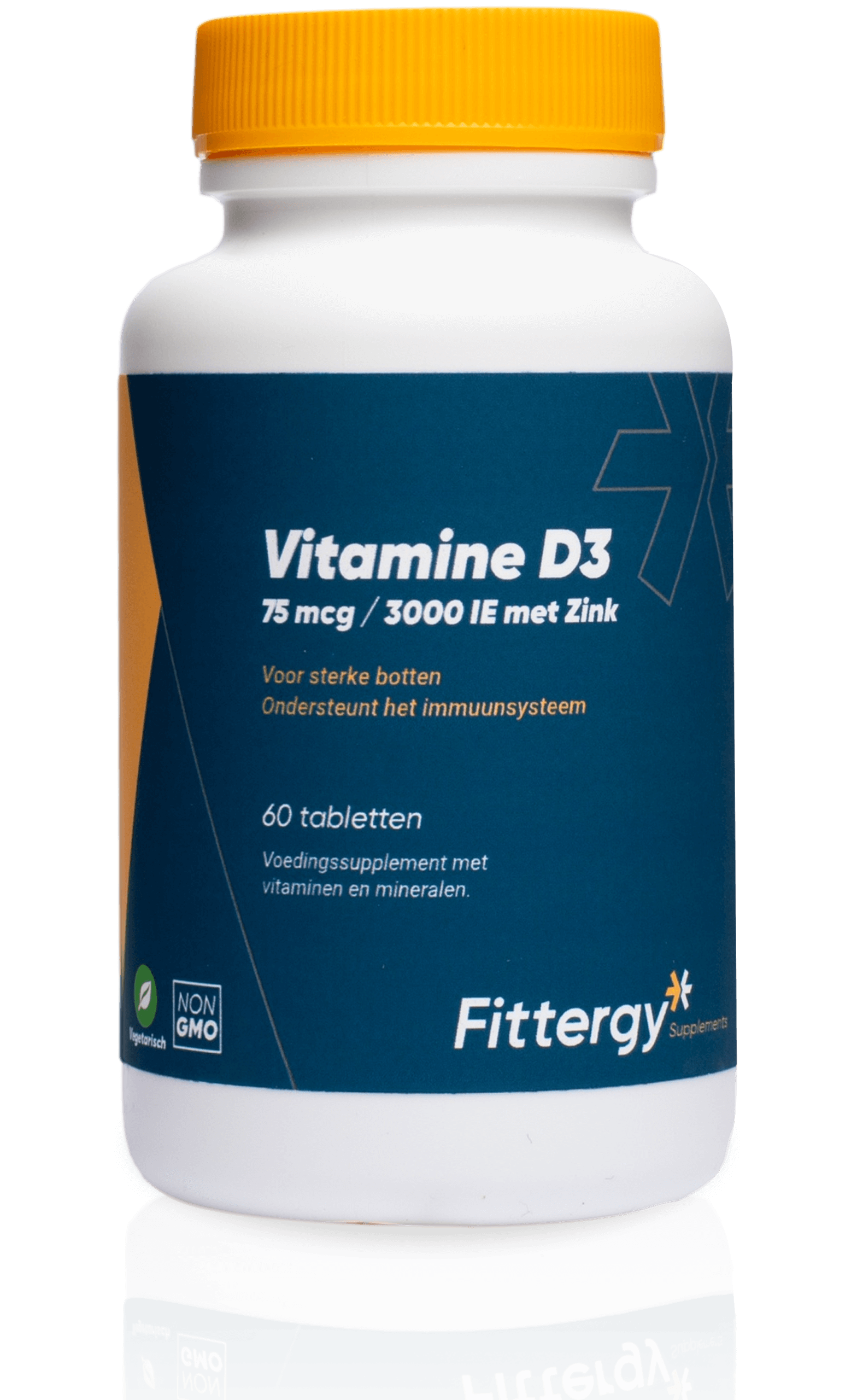 Vitamine D3 75 mcg met Zink - 60 tabletten
