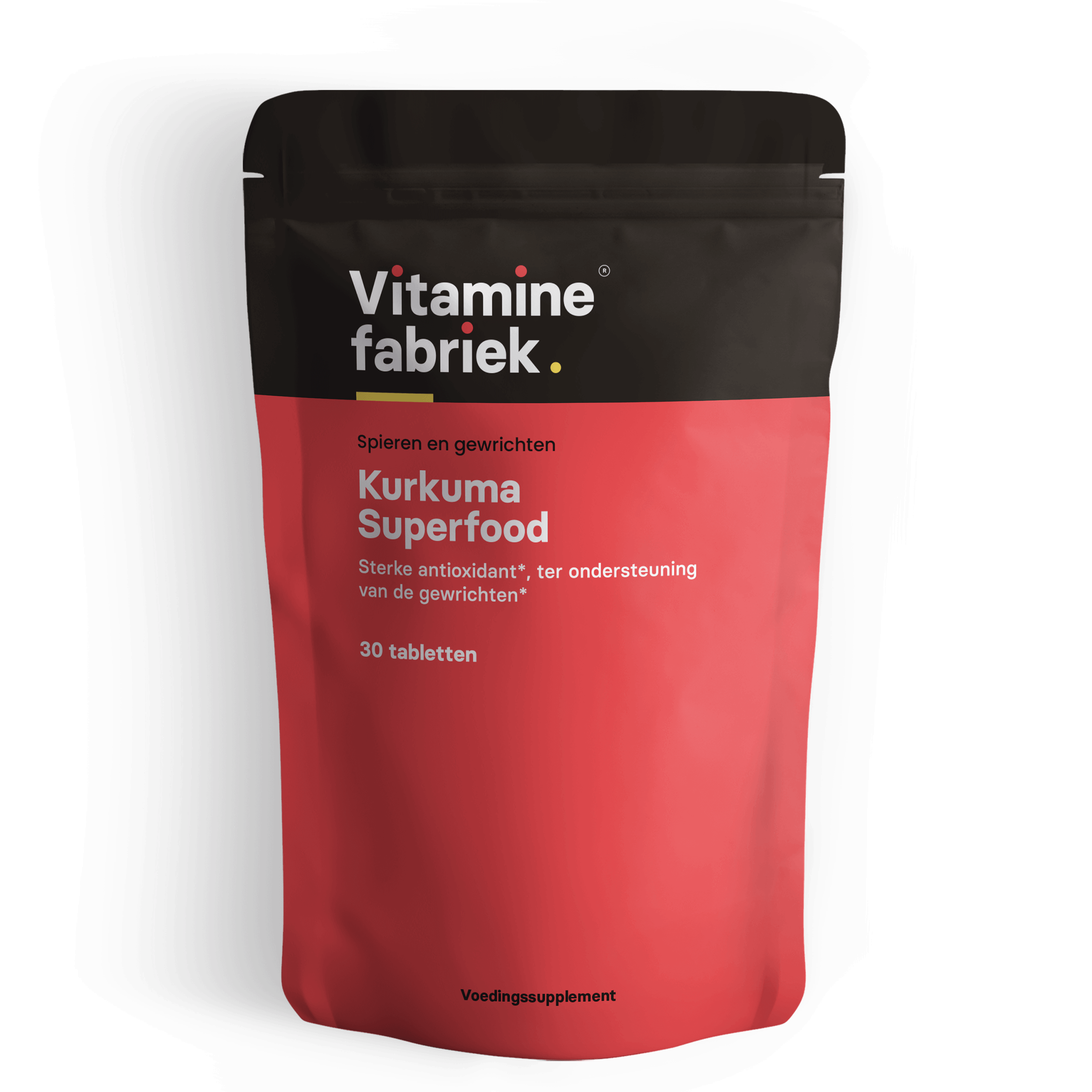 Kurkuma Superfood - 30 tabletten - Vitaminefabriek.nl